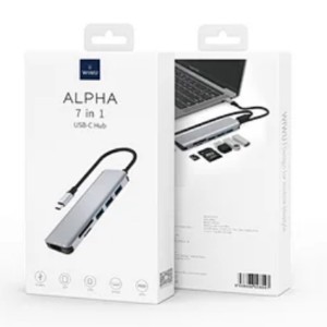 Wiwu A731HC USB To Type-c Dönüştürücü (Gri) NT-98855