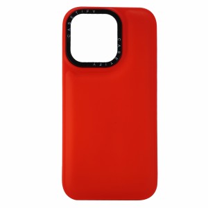 Nettech Apple iPhone 13 Uyumlu Casetify Buff Seri Arka Koruma Kılıf (Kırmızı) NT-98203