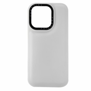 Nettech Apple iPhone 13 Uyumlu Casetify Buff Seri Arka Koruma Kılıf (Beyaz) NT-98204