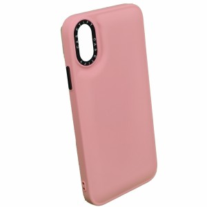 Nettech Apple iPhone X Uyumlu Casetify Buff Seri Arka Koruma Kılıf (Pembe) NT-98192