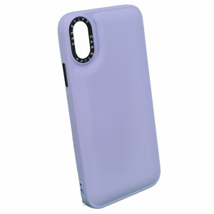 Nettech Apple iPhone X Uyumlu Casetify Buff Seri Arka Koruma Kılıf (Lila) NT-98191