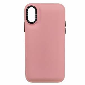 Nettech Apple iPhone XR Uyumlu Casetify Buff Seri Arka Koruma Kılıf (Pembe) NT-98184
