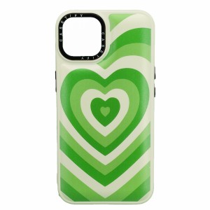 Nettech Apple iPhone 14 Uyumlu Kalpli Casetify Seri Arka Koruma Kılıf (Yeşil) NT-98323