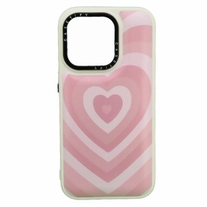 Nettech Apple iPhone 13 Pro Uyumlu Kalpli Casetify Seri Arka Koruma Kılıf (Pembe) NT-98313