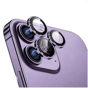 Nettech Apple iPhone 14 Pro Max Uyumlu Damla Model 3in Kamera Cam Koruyucu (Mor) NT-97433