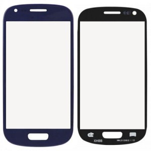 Teknonet Samsung Galaxy I8190 S3 Mini Uyumlu Dokunmatik Lens (Lacivert) VR-3094