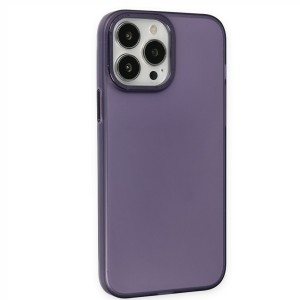 Nettech Apple iPhone 13 Pro Uyumlu Kamera Korumalı Arka Koruma Kılıf (Mor) NT-97959