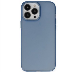 Nettech Apple iPhone 14 Pro Uyumlu Metal Kamera Çerçeveli Arka Koruma Kılıf (Lila) NT-96934