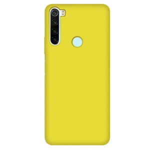 Nettech Xiaomi Redmi Note 8 Uyumlu Nano Arka Koruma Kılıf (Sarı) NT-80491