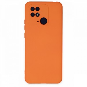 Nettech Xiaomi Redmi 10C Uyumlu Nano Arka Koruma Kılıf (Turuncu) NT-98941