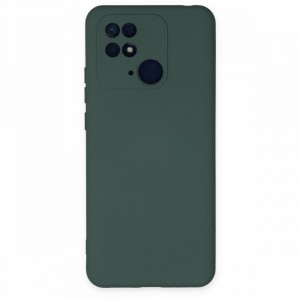 Nettech Xiaomi Redmi 10C Uyumlu Nano Arka Koruma Kılıf (Koyu Yeşil) NT-98947