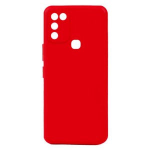 Nettech İnfinix Hot 10 Play Uyumlu Trend Seri Arka Koruma Kılıf (Kırmızı) NT-99099