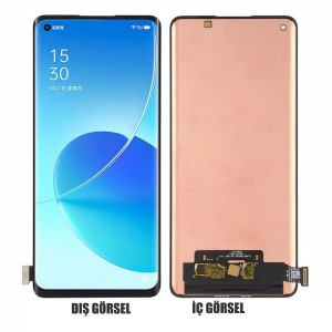 Teknonet Oppo Reno 6 Uyumlu Org Lcd+Dokunmatik (Siyah) NT-98677