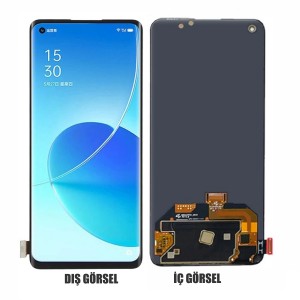 Teknonet Oppo Reno 7 Uyumlu Org Lcd+Dokunmatik (Siyah) NT-96455
