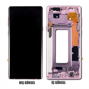 Teknonet Samsung Galaxy N960 Note 9 Uyumlu Org Lcd+Dokunmatik+Çıtalı (Mor) NT-95981