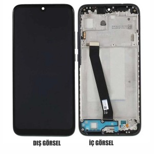 Teknonet Xiaomi Redmi 7 Uyumlu Org Lcd+Dokunmatik+Çıtalı (Siyah) NT-84299