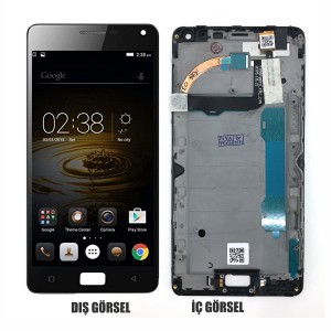 Teknonet Lenovo Vibe P1 Uyumlu Org Lcd+Dokunmatik+Çıtalı (Siyah) NT-84101