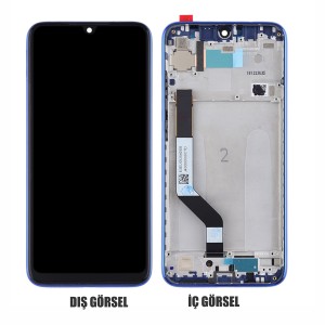 Teknonet Xiaomi Redmi Note 7 Uyumlu Org Lcd+Dokunmatik+Çıtalı (Mavi) NT-82559