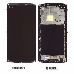 Teknonet LG V10 Uyumlu Revize Lcd+Dokunmatik+Çıtalı (Siyah) VR-19433