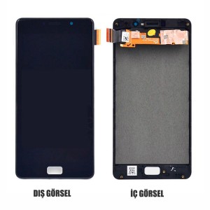 Teknonet Lenovo P2 Uyumlu Org Lcd+Dokunmatik+Çıtalı (Siyah) VR-19188