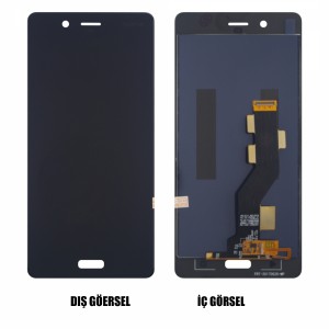 Teknonet Nokia 8 Uyumlu Org Lcd+Dokunmatik (Siyah) VR-12223