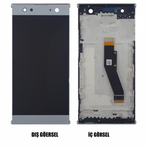 Teknonet Sony Xperia Xa2 Ultra Uyumlu Org Lcd+Dokunmatik+Çıtalı (Beyaz) VR-12217