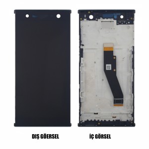 Teknonet Sony Xperia Xa2 Ultra Uyumlu Org Lcd+Dokunmatik+Çıtalı (Siyah) VR-12216