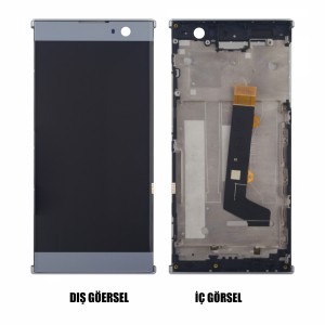 Teknonet Sony Xperia Xa2 Uyumlu Org Lcd+Dokunmatik+Çıtalı (Beyaz) VR-12215