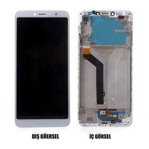Teknonet Xiaomi Redmi S2 Uyumlu Org Lcd+Dokunmatik+Çıtalı (Beyaz) VR-12107