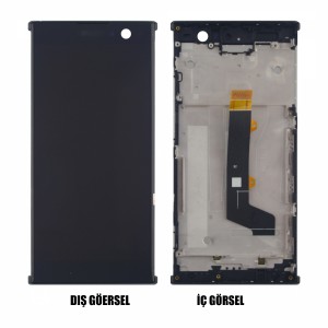 Teknonet Sony Xperia Xa2 Uyumlu Org Lcd+Dokunmatik+Çıtalı (Siyah) VR-12214