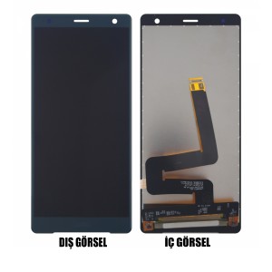 Teknonet Sony Xperia XZ2 Uyumlu Org Lcd+Dokunmatik (Mavi) VR-12220