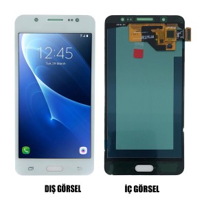 Teknonet Samsung Galaxy J510 J5 2016 Uyumlu Oled Lcd+Dokunmatik (Beyaz) VR-11497