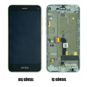 Teknonet Vestel Venüs V3 5070 Uyumlu Revize Lcd+Dokunmatik+Çıtalı (Gold) VR-10304