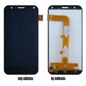 Teknonet Alcatel Pop 4 Uyumlu Org Lcd+Dokunmatik (Siyah) VR-9658