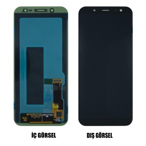 Teknonet Samsung Galaxy A600 A6 2018 Uyumlu Org Lcd+Dokunmatik (Siyah) VR-10288