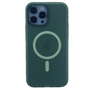 Nettech Apple iPhone 13 Pro Max Uyumlu Icesand Airbag Magsafe Seri Arka Koruma Kılıf (Yeşil) NT-98986