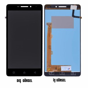 Teknonet Lenovo Vibe P1M Uyumlu Org Lcd+Dokunmatik (Siyah) VR-2796