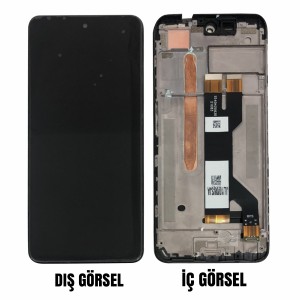 Teknonet General Mobile GM22 Pro Uyumlu Org Lcd+Dokunmatik+Çıtalı (Siyah) NT-98873