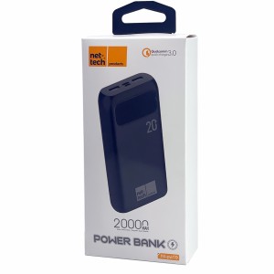 Nettech NT-PW19 5W 20000 MAh Taşınabilir Powerbank (Siyah) NT-98383