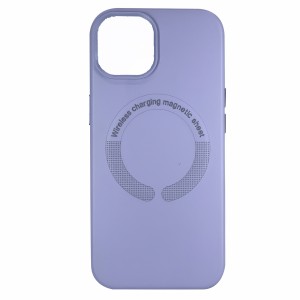 Nettech Apple iPhone 11 Uyumlu Deri Magsafe Seri Arka Koruma Kılıf (Lila) NT-98229