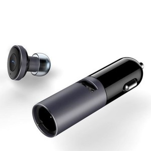 AWEİ A870BL Araç Şarj Destekli Kulak içi Bluetooth Kulaklık (Rose Gold) VR-19412