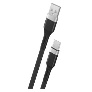 Teknonet TN-DC03 Plastik 100 Cm Type-C Şarj ve Data Kablosu (Siyah) NT-92569