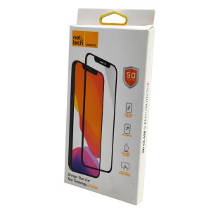 Nettech Samsung Galaxy A22 4G Uyumlu 5D Glas Full Cam Koruyucu (Siyah) NT-98473