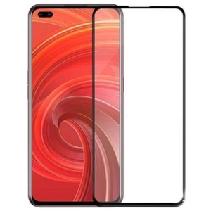 Nettech Oppo Reno 4 Uyumlu 5D Glas Full Cam Koruyucu (Siyah) NT-98518