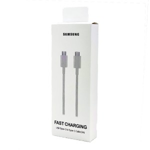 Samsung Plastik 100 Cm Type-C To Type-C Şarj ve Data Kablosu (Beyaz) NT-97829