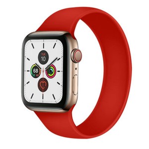 Nettech Apple Watch Seri 42/44 mm Uyumlu Silikon Kordon (Kırmızı) NT-91422