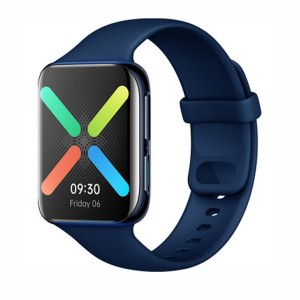 Nettech Oppo Watch 46 mm Uyumlu Silikon Kordon (Lacivert) NT-96827
