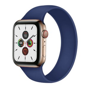 Nettech Apple Watch Seri 42/44 mm Uyumlu Silikon Kordon (Lacivert) NT-91412