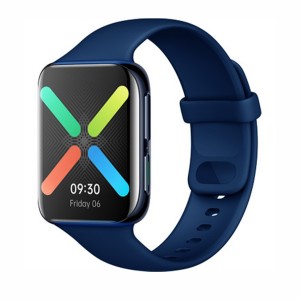 Nettech Oppo Watch 41 mm Uyumlu Silikon Kordon (Lacivert) NT-96991