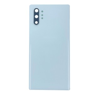 Teknonet Samsung Galaxy Note 10 Plus Uyumlu Kamera Camlı Batarya Kapağı (Beyaz) NT-100407